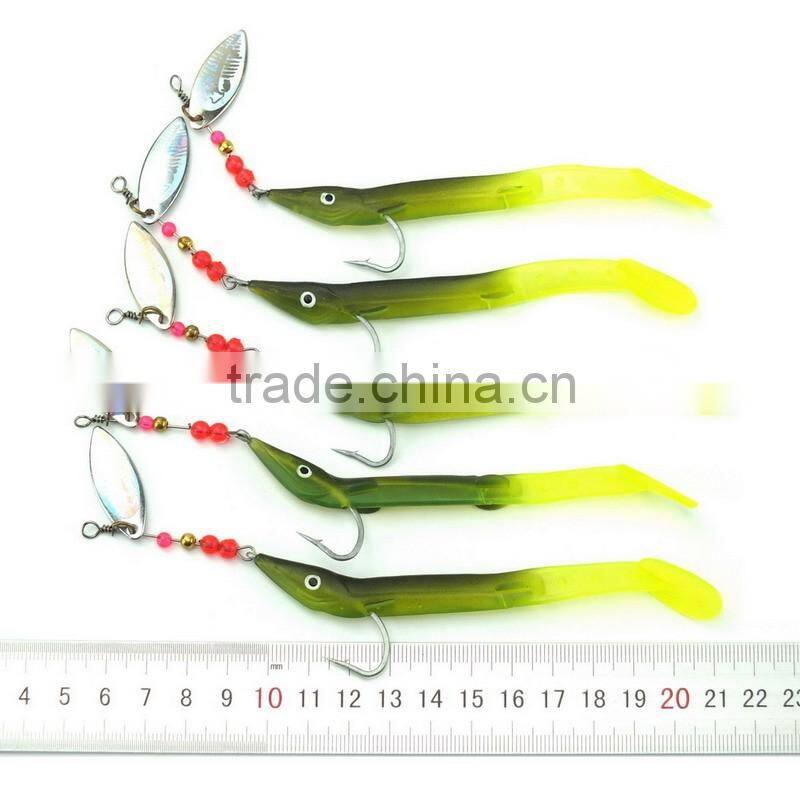 10 PCS 6g Fishing Spoon Lure Sequin Paillette Metal Hard Bait Hook Tackle Culter Mandarinfish Aukua Bass