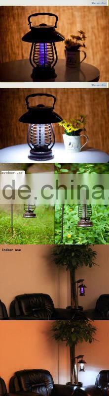 2014 New Design Product Solar Mosquito Killer Lamp For Outside Camping Lights
