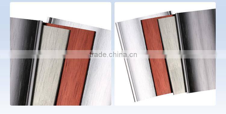Beautiful brushed finish colorful aluminum profile for furniture with excellent design