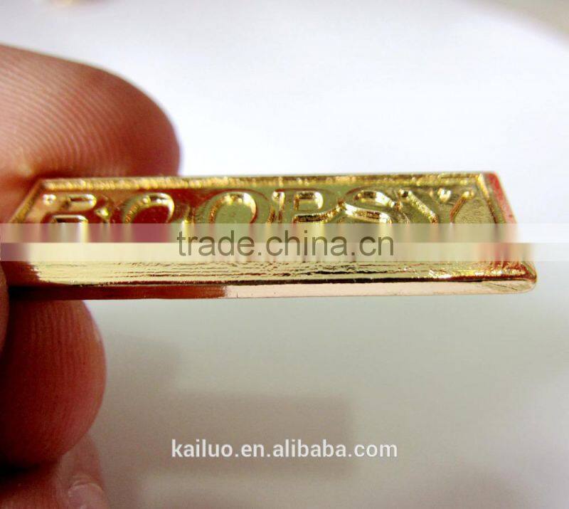 metal plate for lady jeans