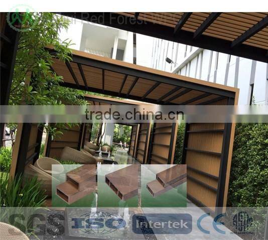 wood plastic composite wooden garden arbor