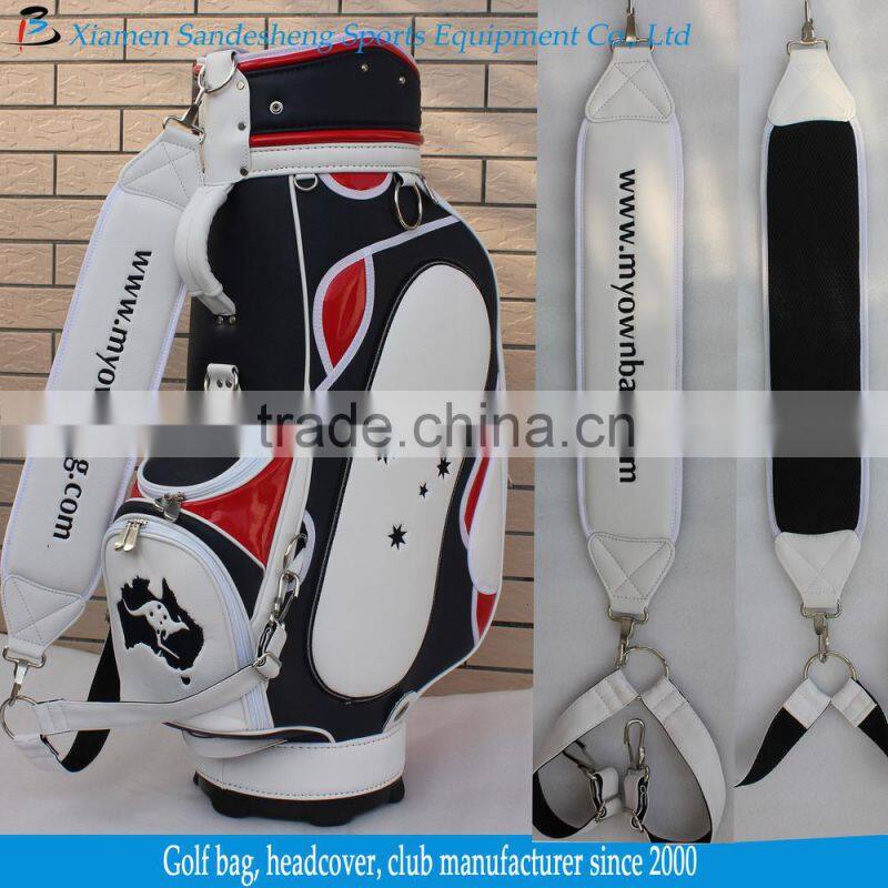 Leather Golf Bag Shoulder Strap