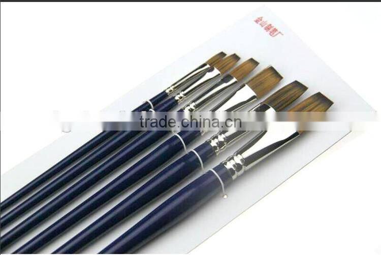1pcs professional Nylon hair 6pcs artist brush,artist painting brush,oil brush