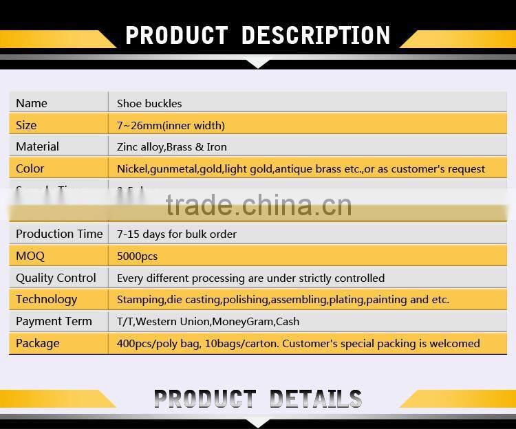 Customized fashion metal bag accessories products handbag holder