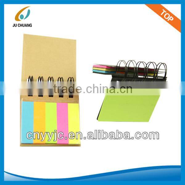 spiral sticky note pad