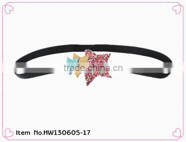 Glitter elastic headband,princess/princes crown headband,children accessories