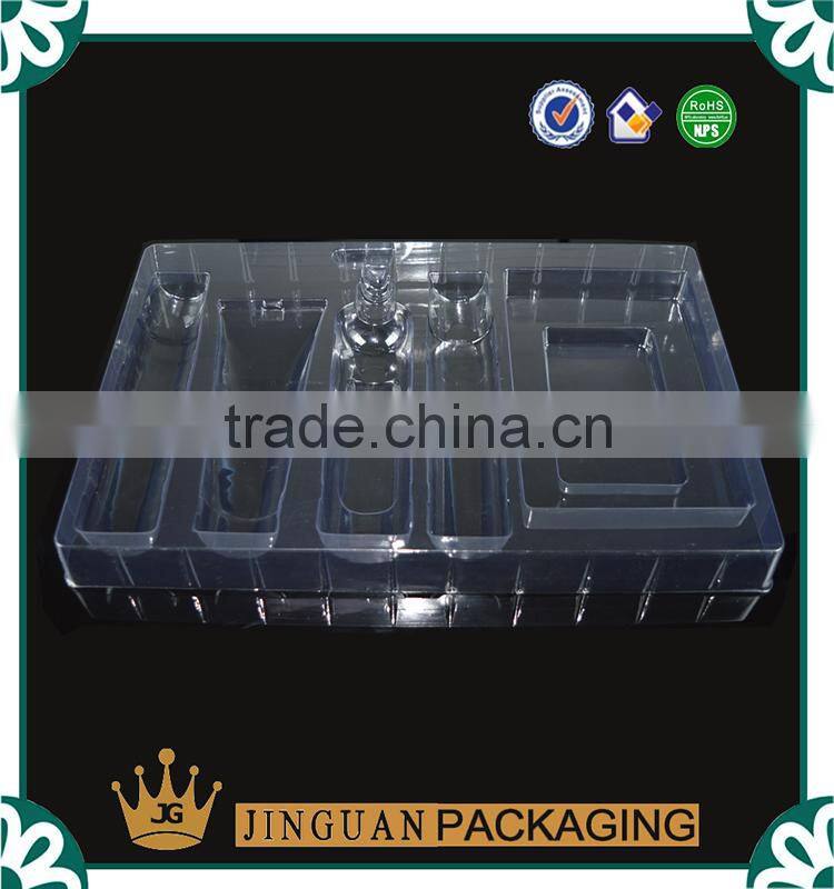 See Throungh Pvc Plastic Vacuum Forming Blister Tray Cosmetics Packaging