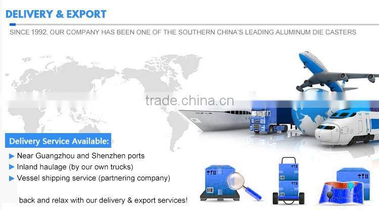 Sunleaf 24 years Foshan China supplier aluminum die casting part of cast aluminum