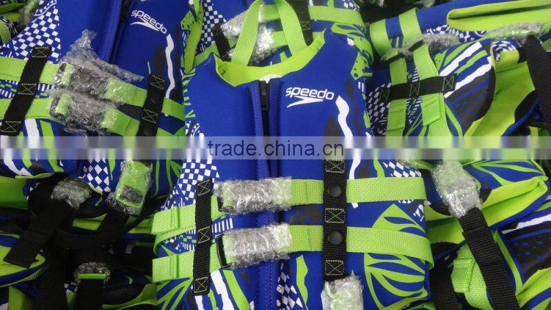 (New Arrival)Adult Neoprene Life Jacket/Vest with YKK zipper and Buckle