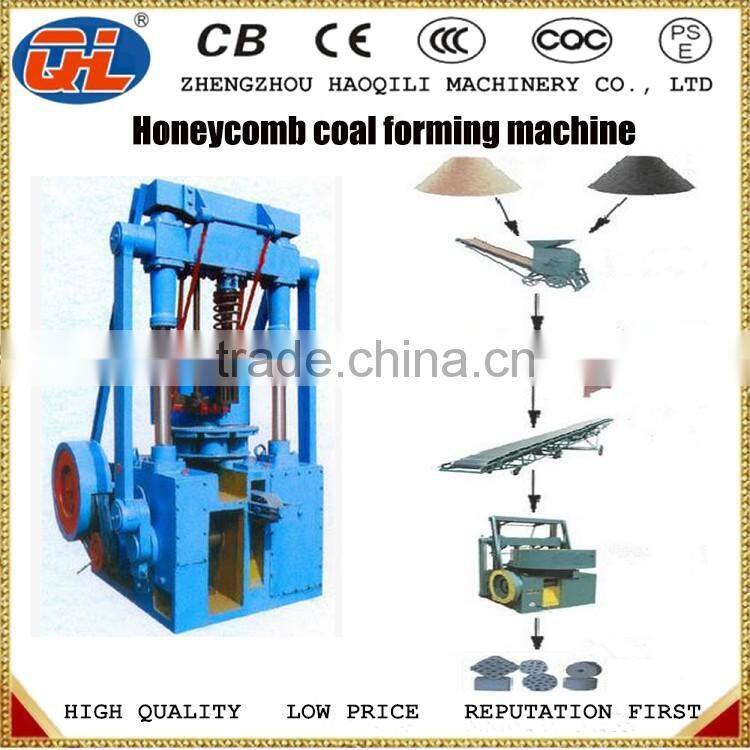 large processing capacity coal charcoal honeycomb briquette making machine production line