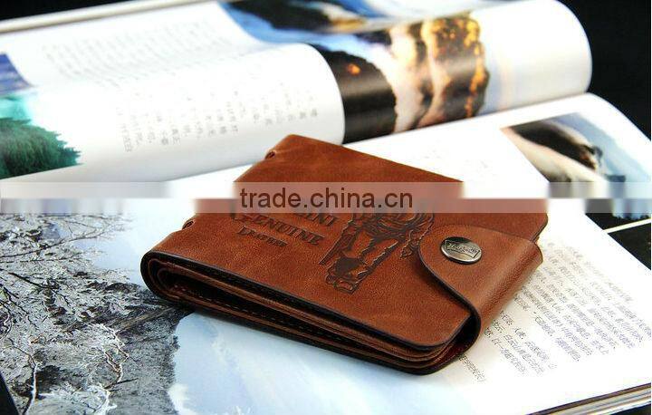 New Arrival High Quality Cheap Male Purse PU Leather Mens Replica Short Designer Wallet Wholesale
