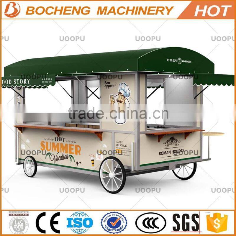 Manufacturer supply exhibition kiosk vending cart for sale