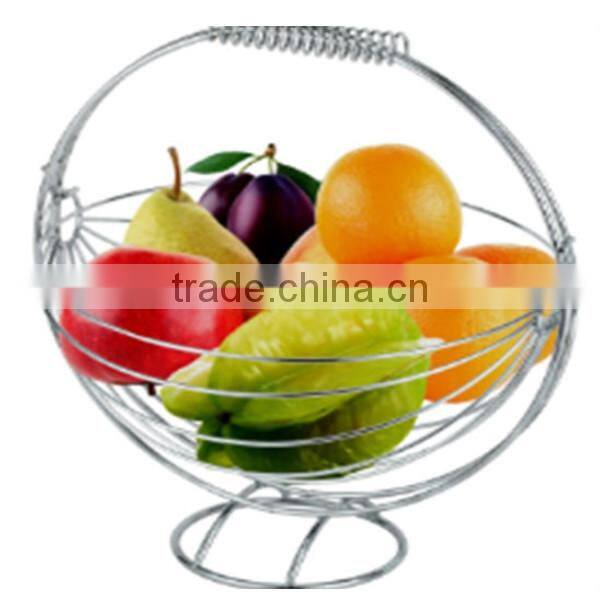 Chrome Fruit Bowl Basket