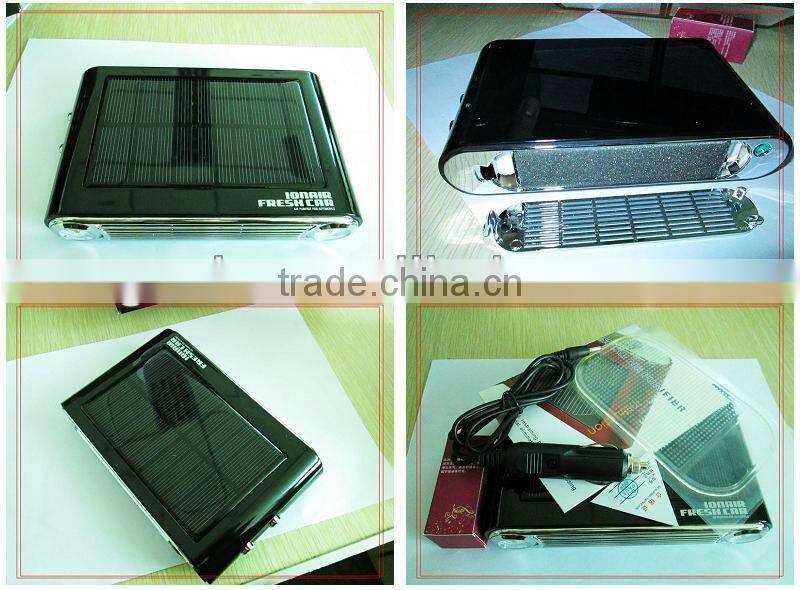 Car Air Purifier with Solar Oxygen Bar (factory price)
