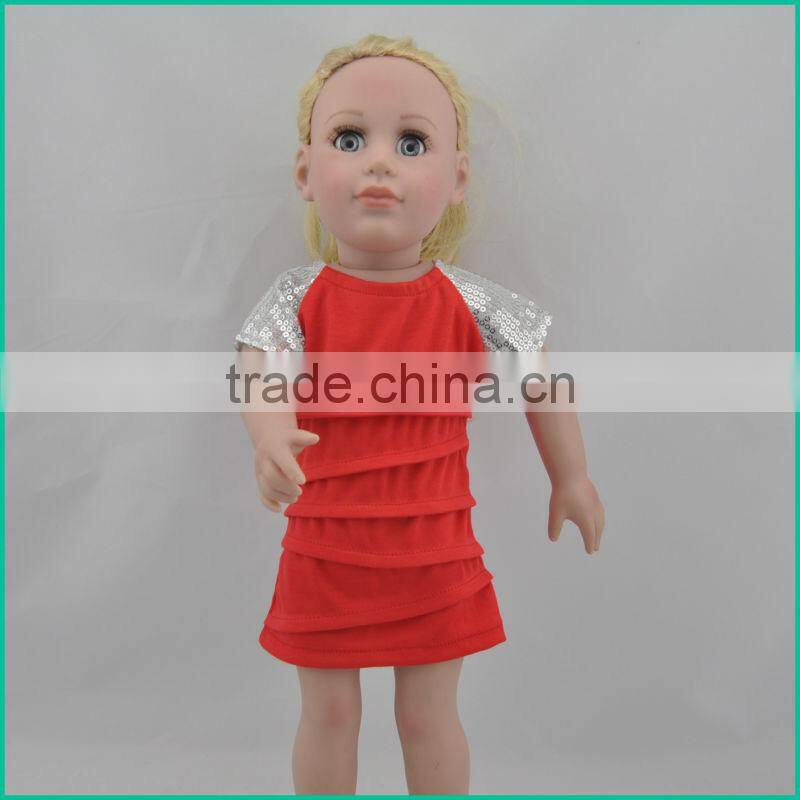 18 inch nature friendly cotton fit Ballerina doll footwear factory