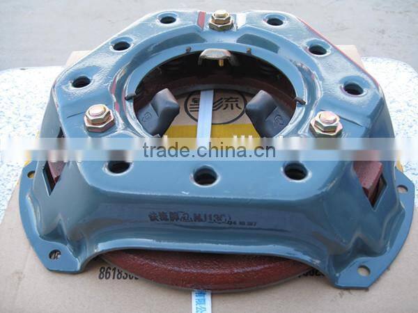 Clutch pressure plate and cover assembly for tractor