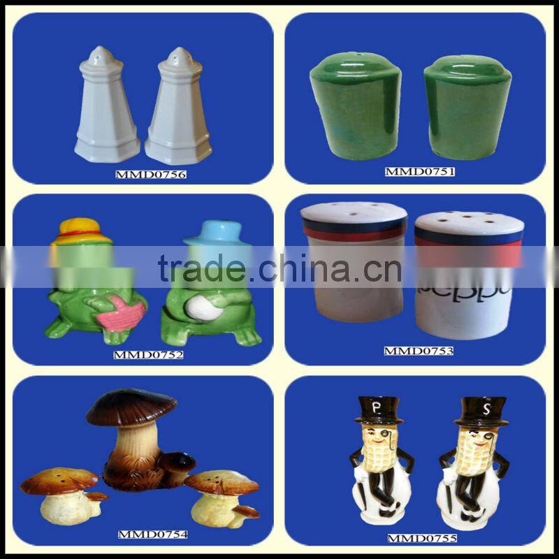 Mr Peanut Planters Vintage Ceramic Salt and Pepper Container