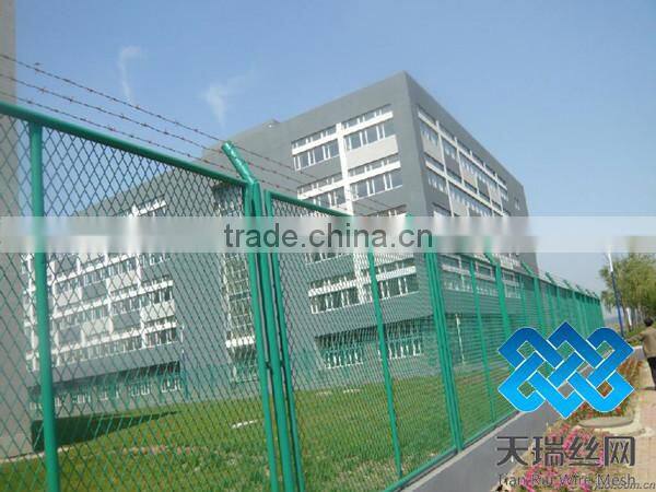 black steel/galvanized/painted expanded metal mesh
