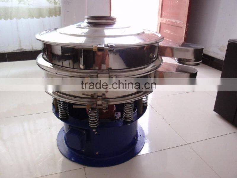 contact material part is stainless steel Rotary vibrating screen