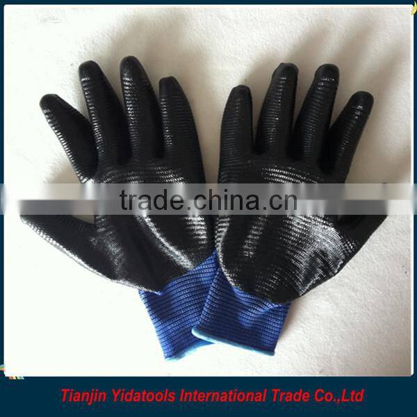 black pu coated gloves