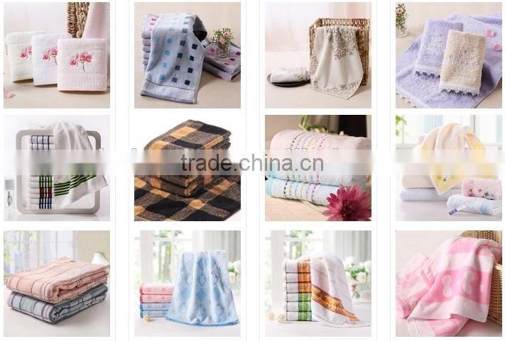 2015 wholesame fashion design china bath microfiber towels check face towels