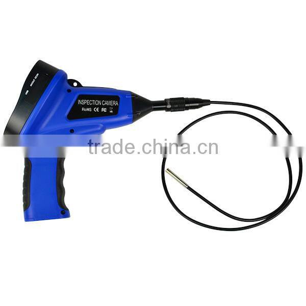 Industrial 3.5inch LCD 5.5mm Camera Video Inspection 6 LED Endoscope Sound Recording Borescope 1M cable Snakescope