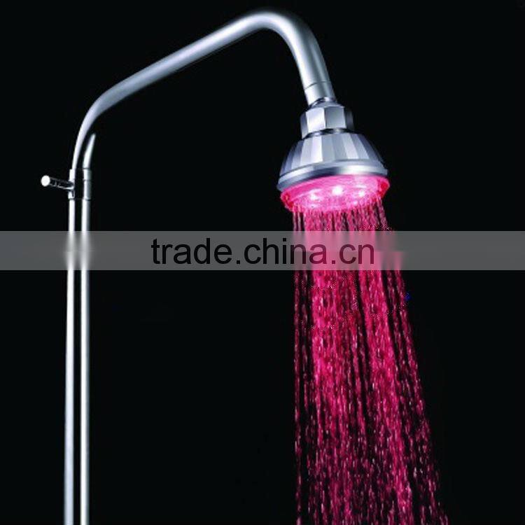 Adjustable Modle 7 Color Change LEDlight Bathroom Shower Head Faucet