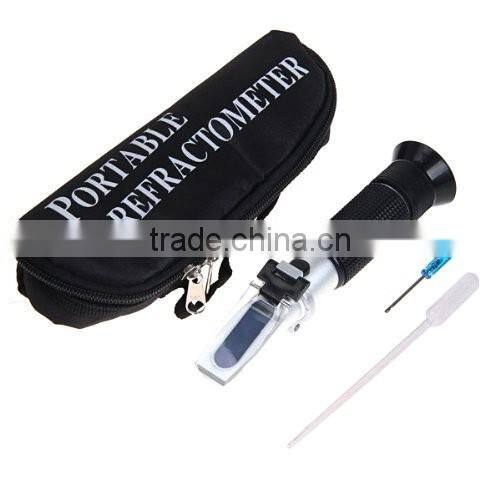 Black rubber strip Brix & Beer Sugar Wine Wort SG 0-32% Refractometer