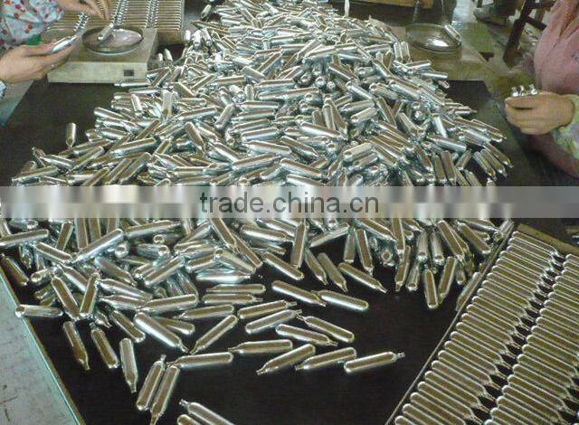 Food Grade N2 Nitrogen Cartridge for Nitro Coffee