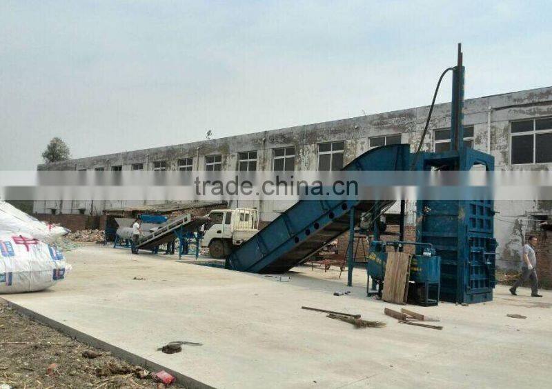 Hydraulic vertical semi-auto Baler machine for PET bottles DBP-100T