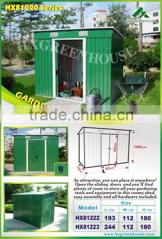 High quality glass green house for your garden HX98 Series