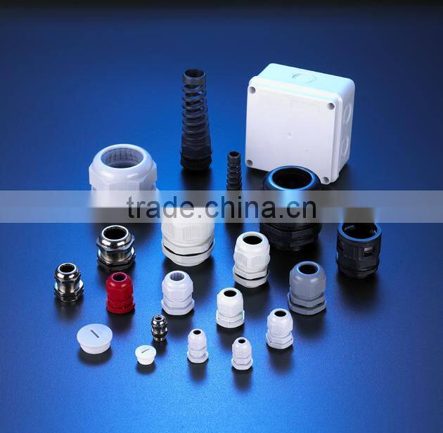 Nylon Plastic top quaulity cable gland M12-63/NPT 3/8-1 /PG7-48 IP 54 Insert Straight Connector