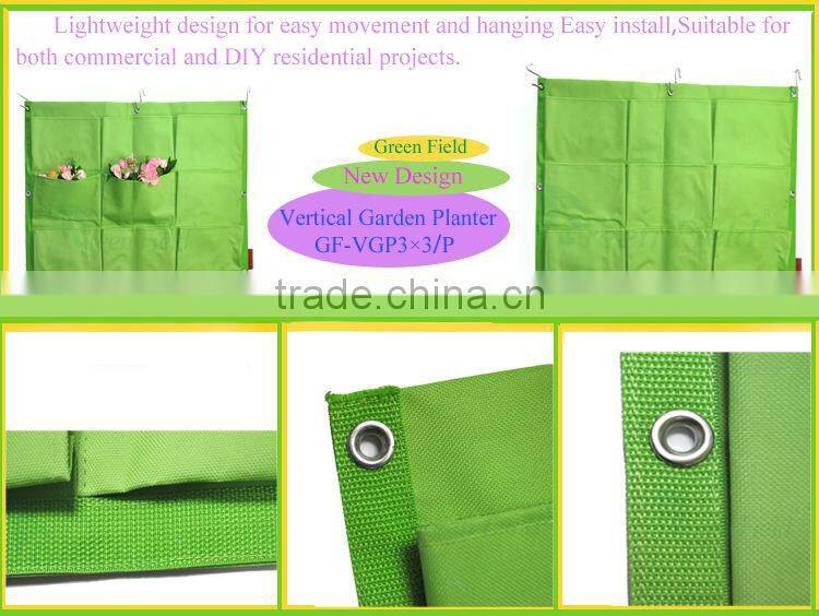Living wall vertical garden planter pocket,hanging vertical garden planter pocket
