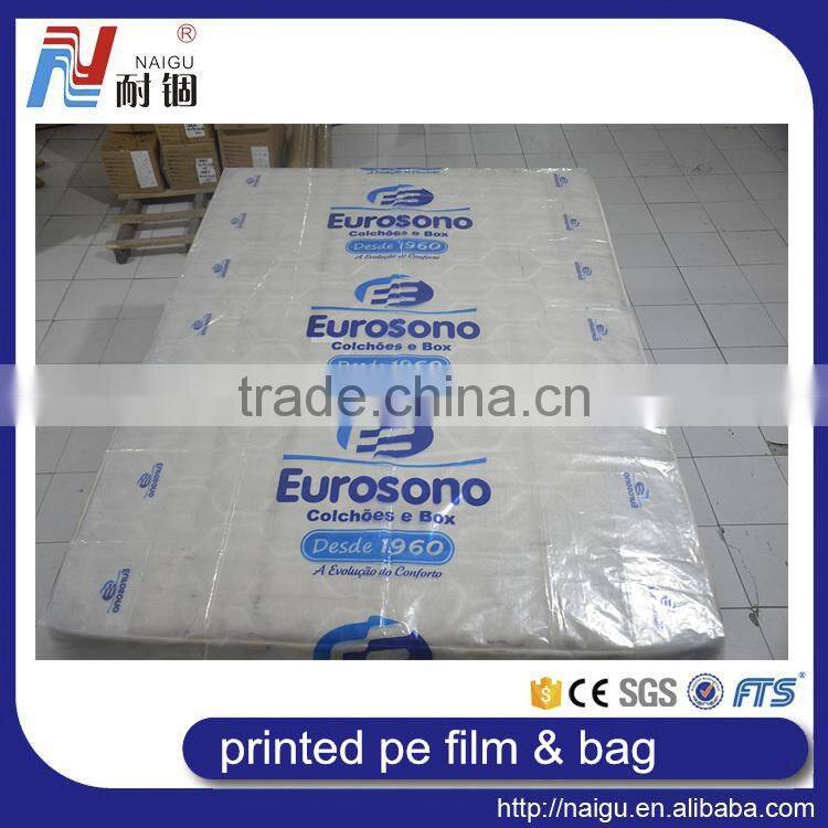 transparency and soft pe wrap film for printing, printing bag