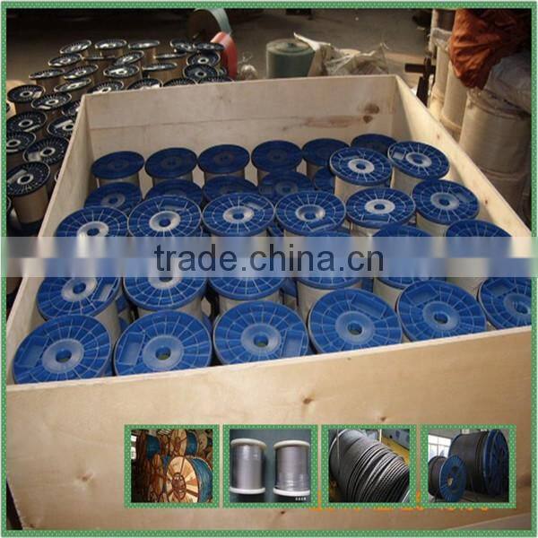 Factory CE 6mm heavy duty 7*7 galvanized carbon steel wire rope