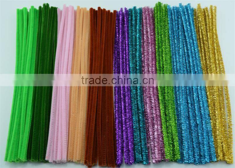 Colorful Chenille Pipe Cleaners For DIY