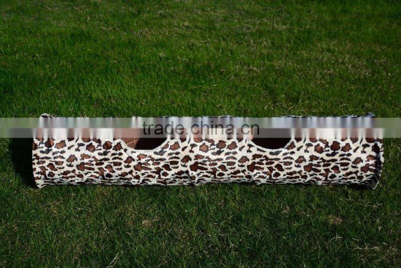 Foldable Pet Tunnel Cat Kitten Rabbits Crinkle with Ring Bell Collapsible