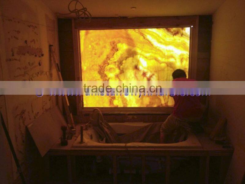 UNIQUE DESIGN Natural Color BACKLIT ONYX BATHROOM VANITYTOPS & SINKS