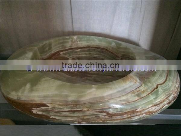 Natural Color DARK GREEN ONYX OVAL SINKS AND BASINS