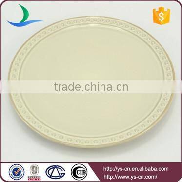 New product embossed fashion ceramic turkish dinnerware