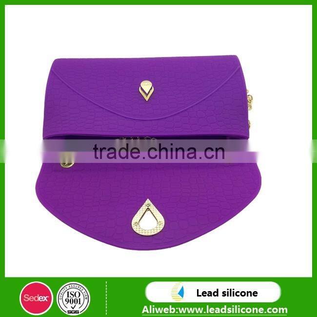 Candy Color Edition Fashion Hand The Bill Of Lading Shoulder Bag/High Quality Silicone Handing Bag