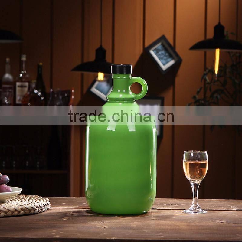 wine container/wine glass pot/ frosted wine container for wine glass pot and white glass pot