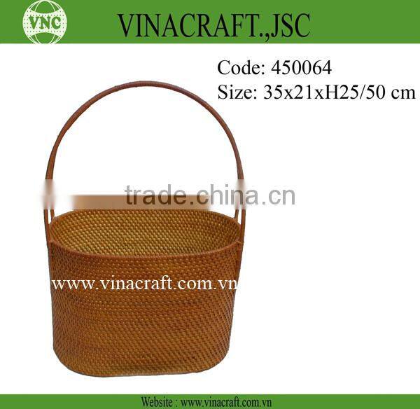 Vietnam handmade Rattan tissue box