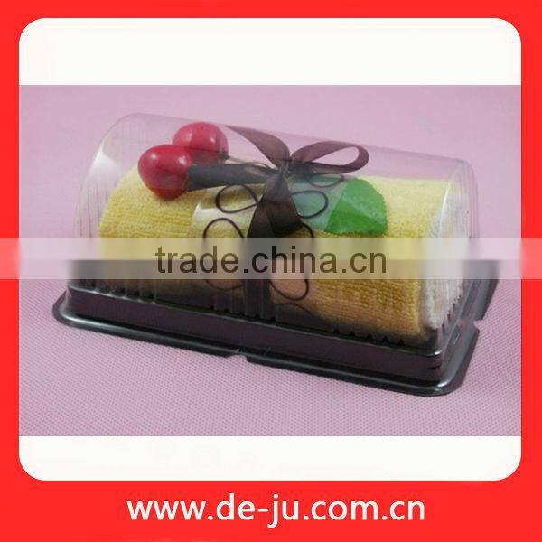 Pvc Box Gift Cherry Ice Cream Gift Cake Towel
