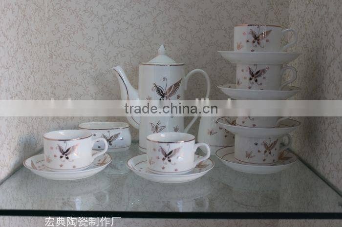15pcs ceramic coffee cup set