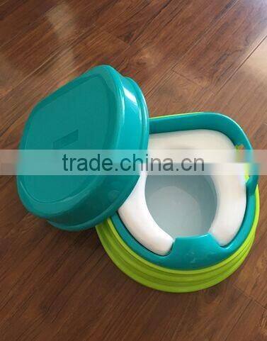 4 in 1 Soft Secure Non-slip Comfortable Seat ,Step Stool Toilet Trainer Baby Potty, Perfect Mommy's Helper for Kids Boys Girls