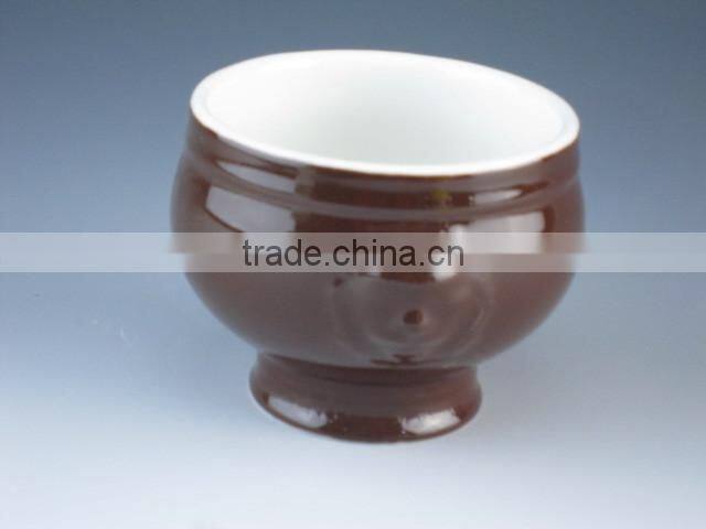 small casserole without lid 350 ml glazed porcelain microwave safety