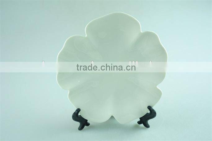 Wholesale ceramic white dinner plate Stocked restaurant&hotel Cheap Plain Plate Bulk White Ceramic Dinner Plates