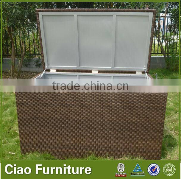 Synthetic rattan storage box