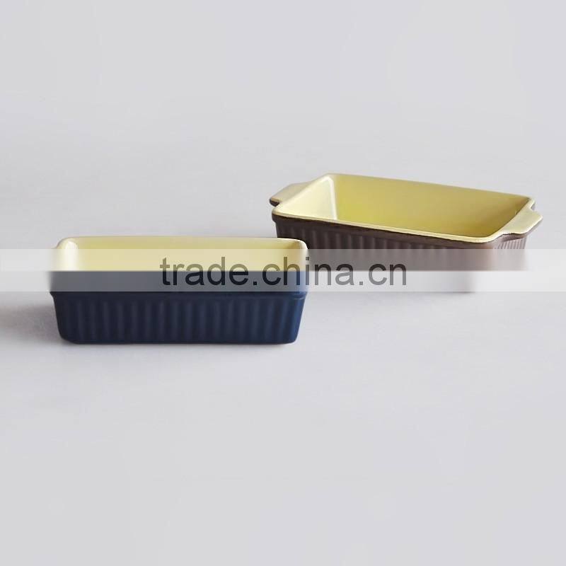 hear-shape ceramic baking dish tray,Ceramic Baking Pan with solid color,Ceramic bakeware casserole